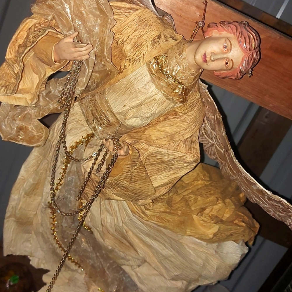 Large hanging angel unique